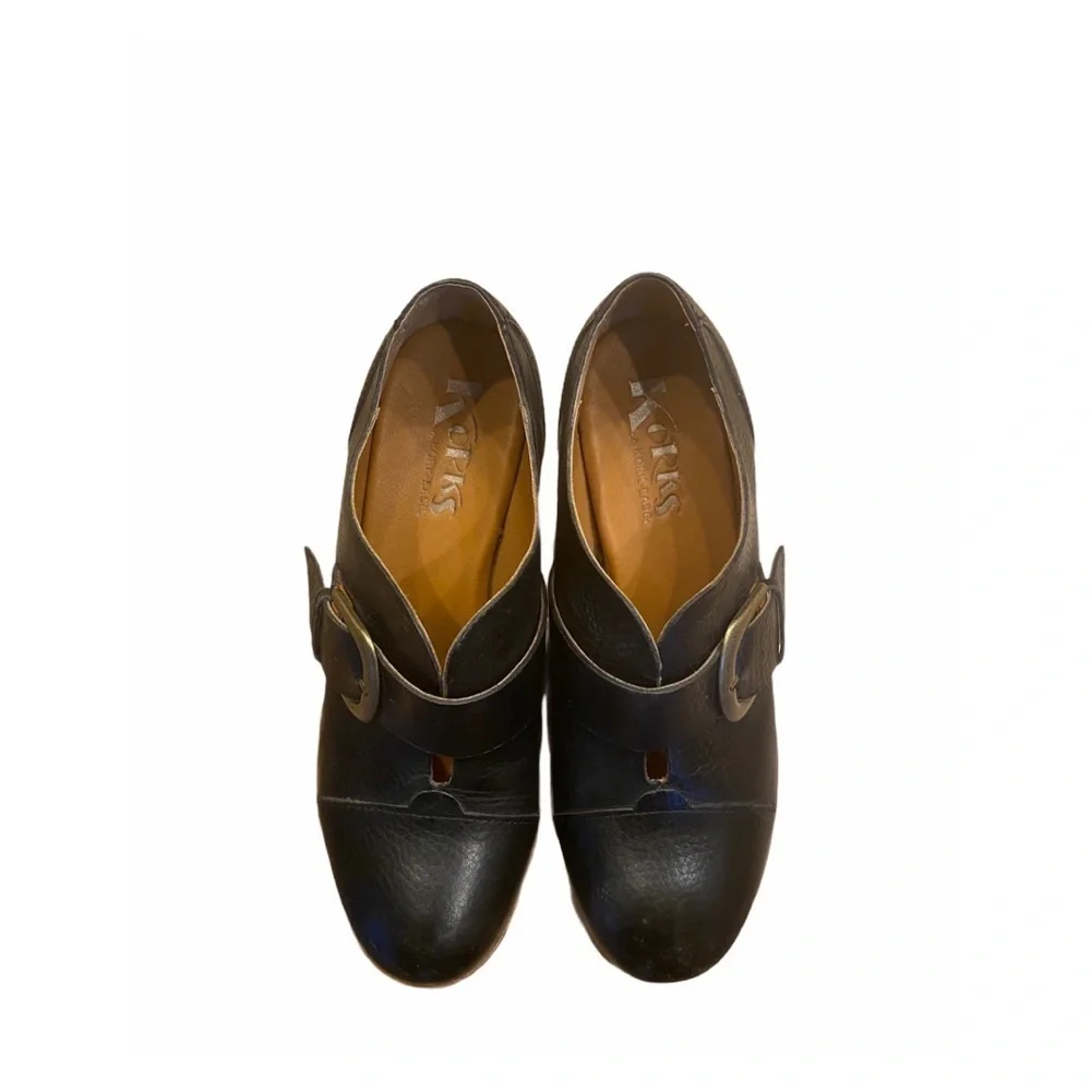 Kork ease black booties